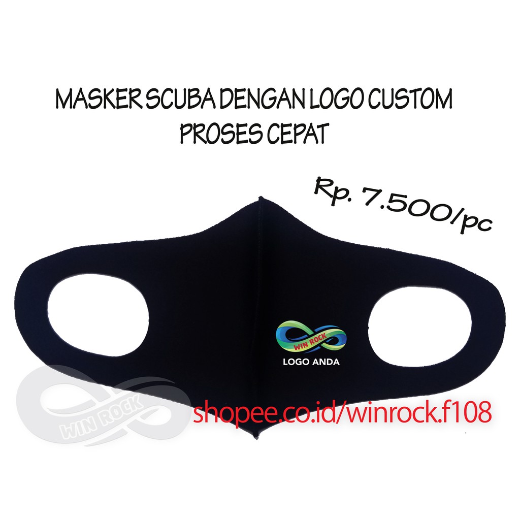 Detail Desain Masker Scuba Vector Nomer 18