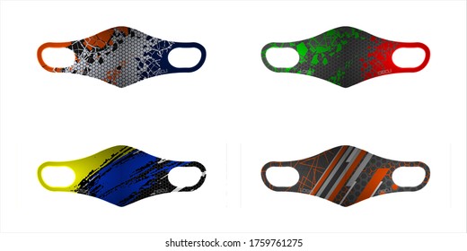 Detail Desain Masker Scuba Vector Nomer 3