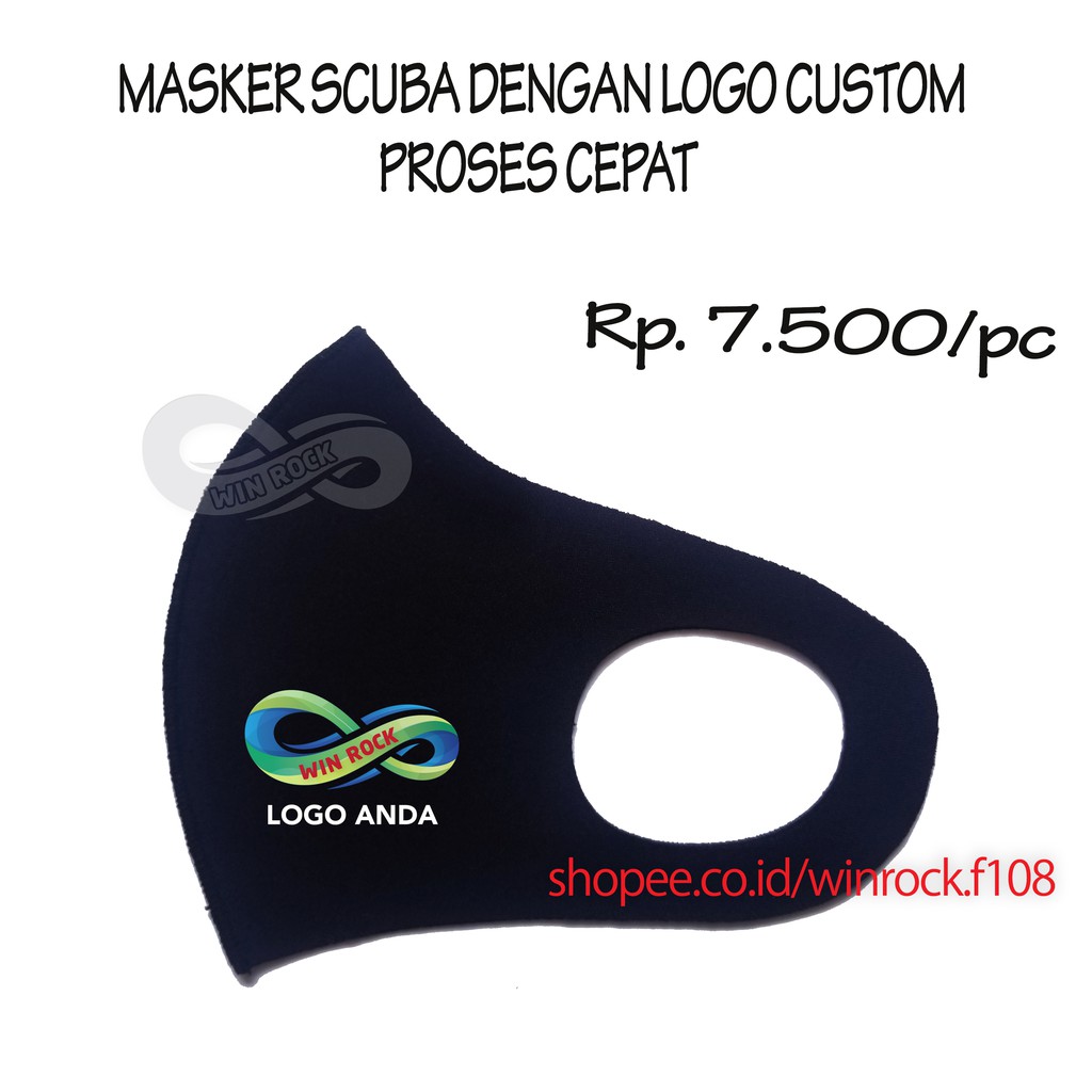 Detail Desain Masker Scuba Vector Nomer 27