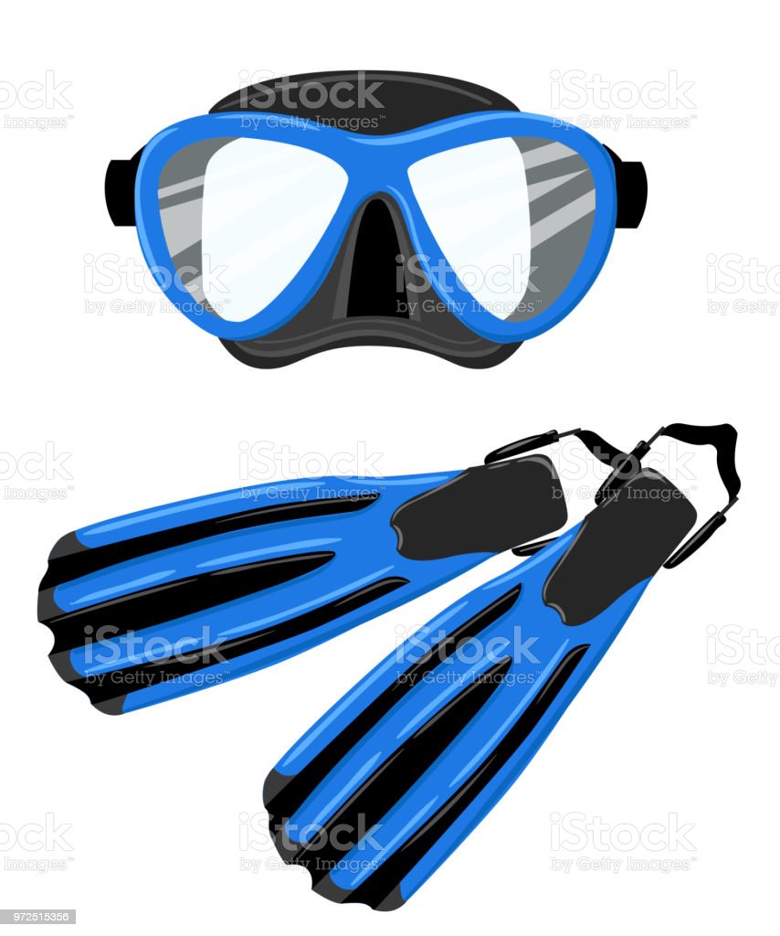 Detail Desain Masker Scuba Vector Nomer 53