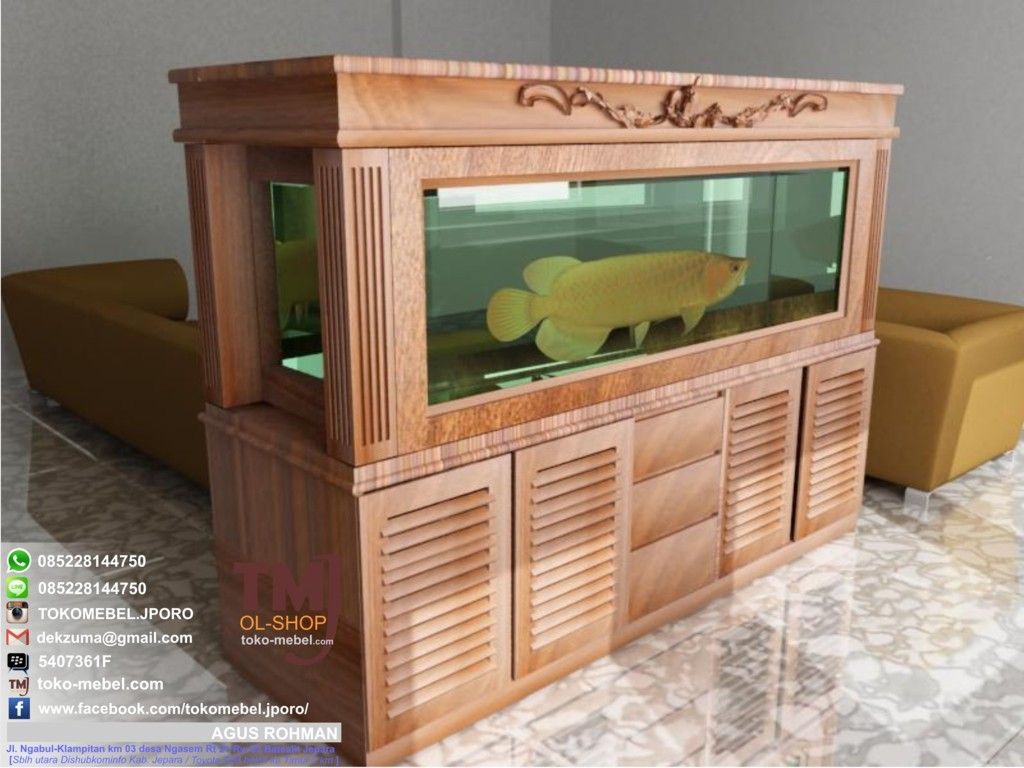 Detail Desain Meja Aquarium Minimalis Nomer 9