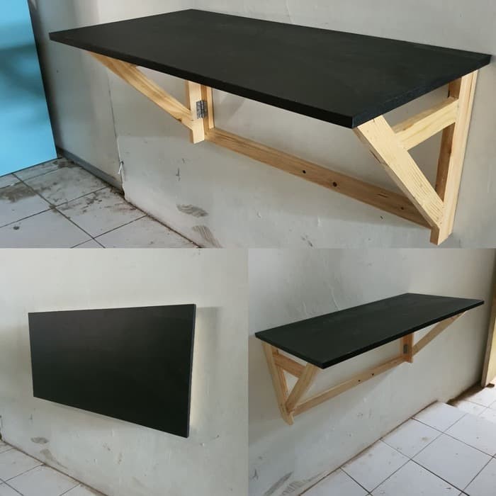 Detail Desain Meja Belajar Lipat Dinding Nomer 25