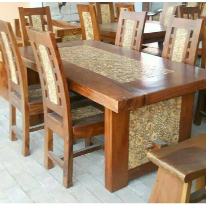 Detail Desain Meja Makan Kayu Nomer 38