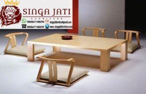 Detail Desain Meja Makan Lesehan Minimalis Nomer 13