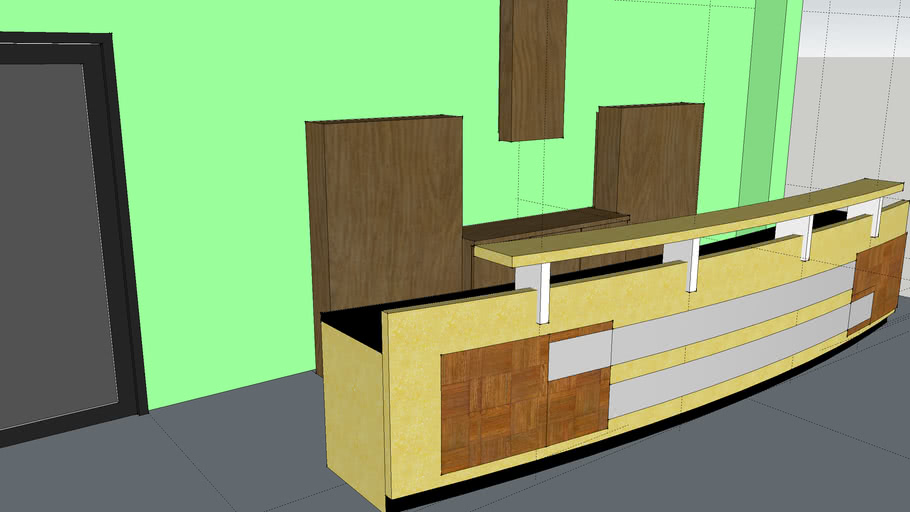 Detail Desain Meja Resepsionis Minimalis Nomer 6