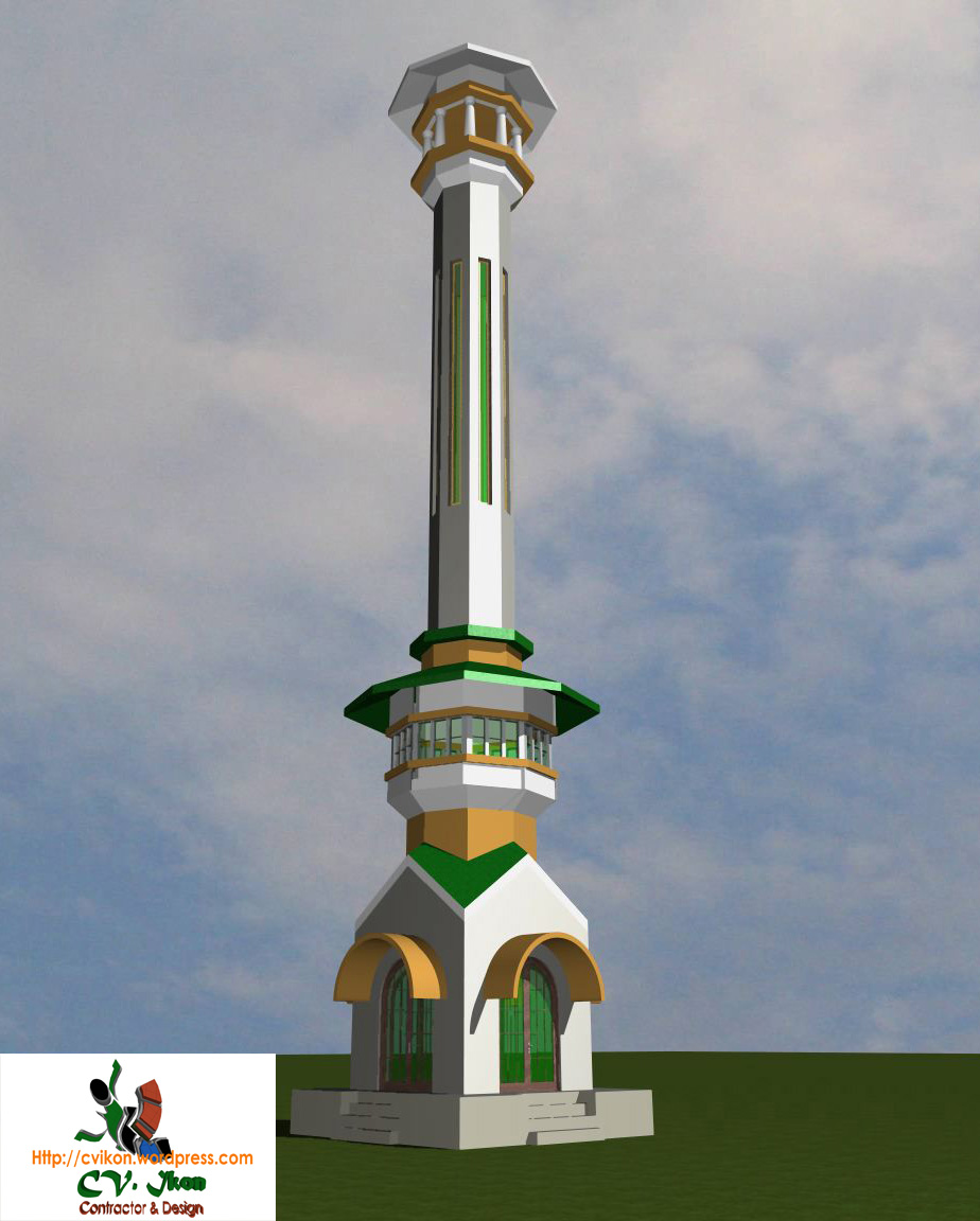Detail Desain Menara Masjid Nomer 35