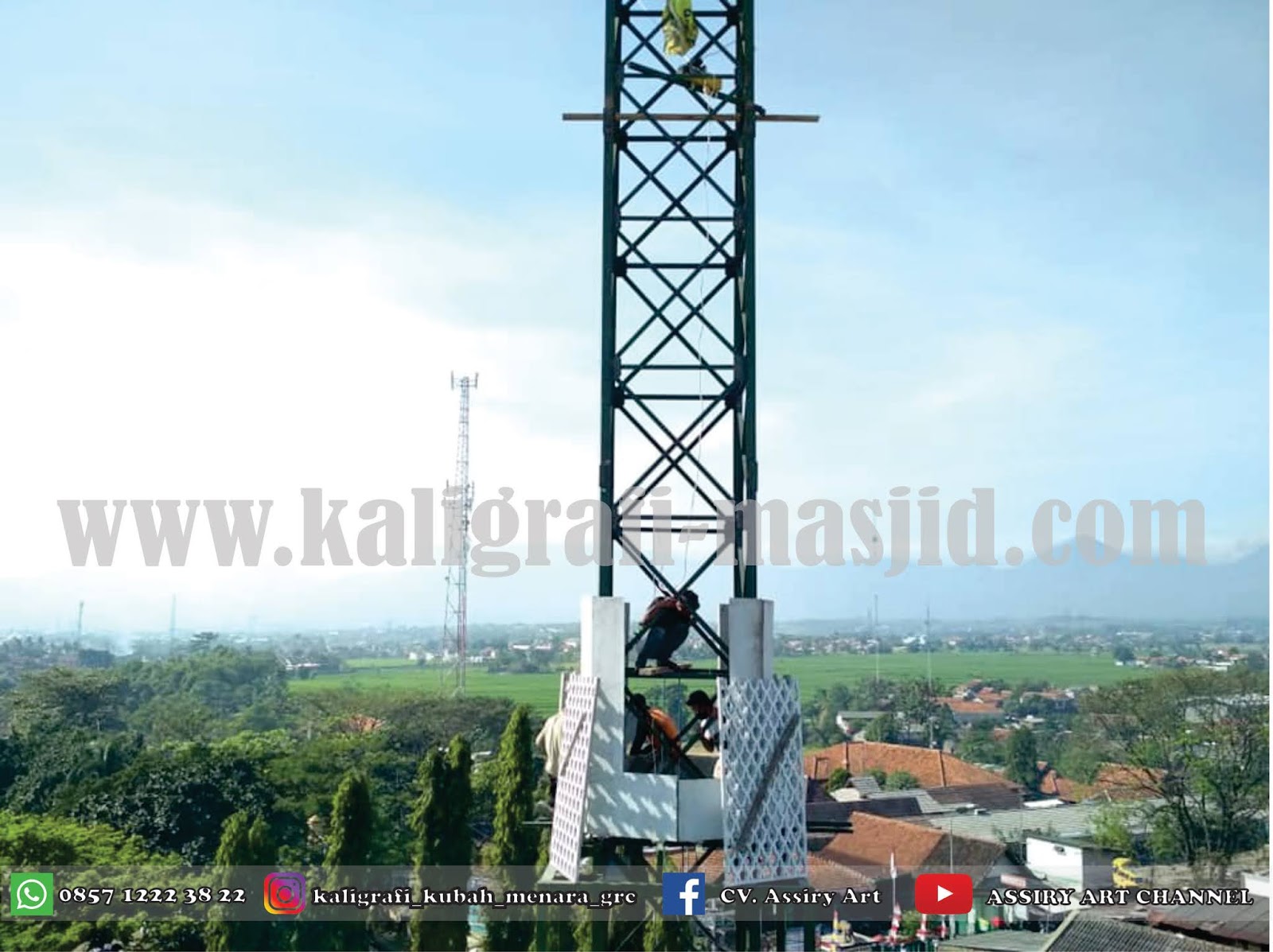 Detail Desain Menara Masjid Dari Besi Siku Nomer 27