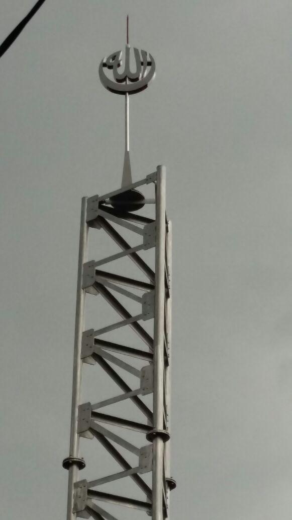 Detail Desain Menara Masjid Dari Besi Siku Nomer 8