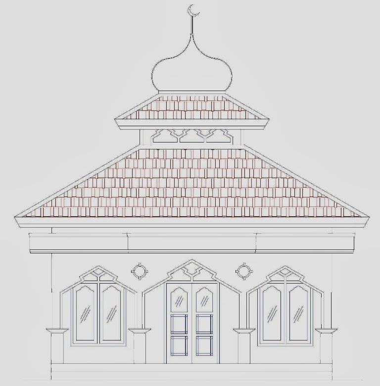 Detail Desain Menara Masjid Sederhana Nomer 30