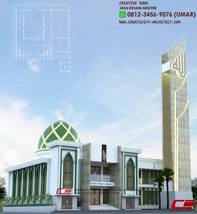 Detail Desain Menara Masjid Sederhana Nomer 41