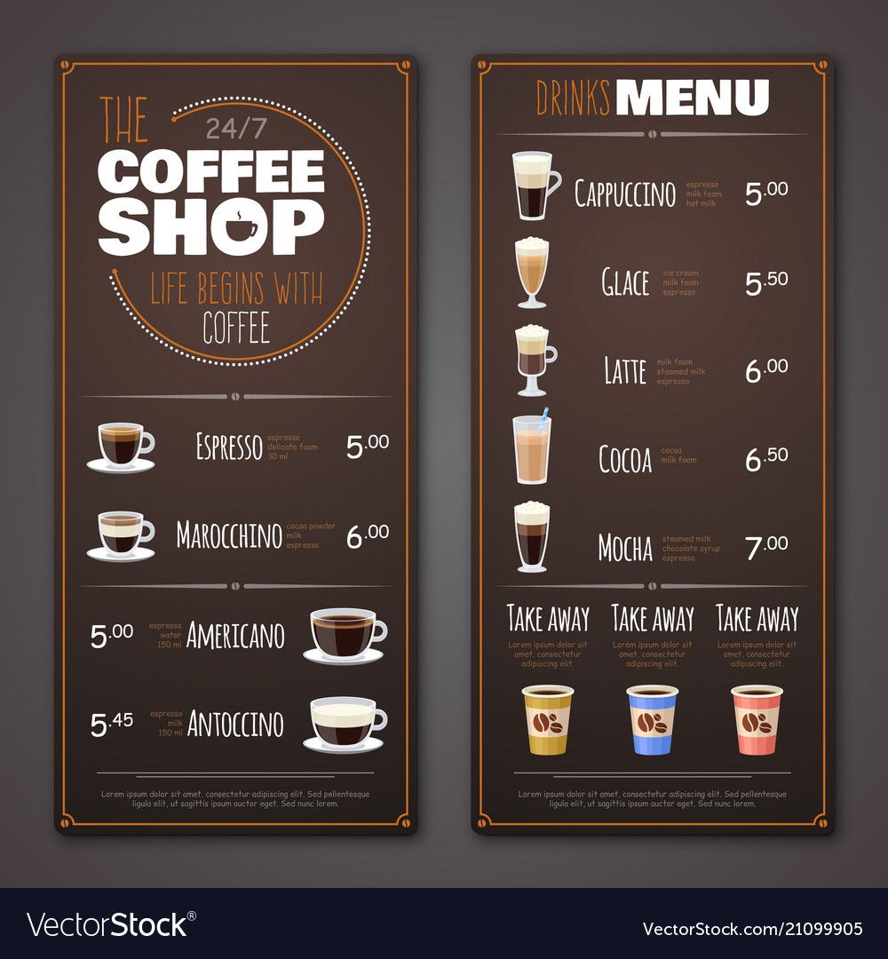 Detail Desain Menu Kopi Nomer 3