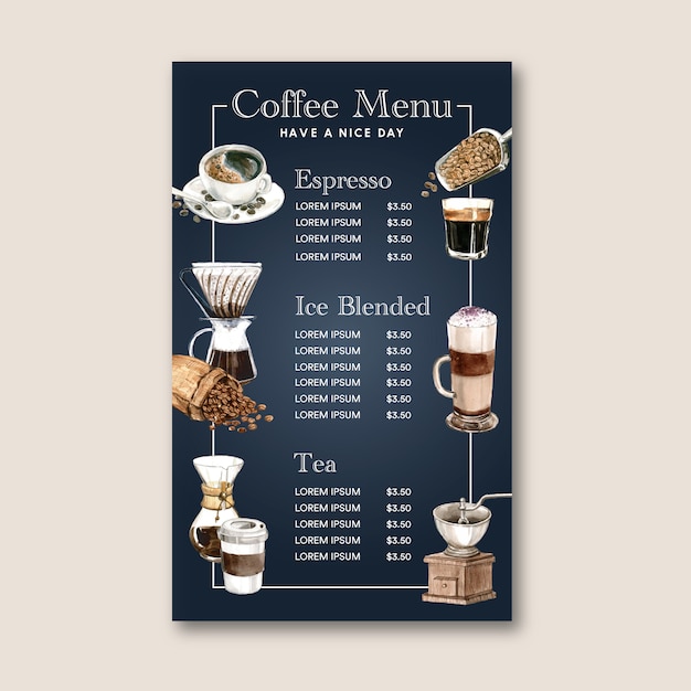 Detail Desain Menu Kopi Nomer 49