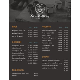 Detail Desain Menu Kosong Nomer 23