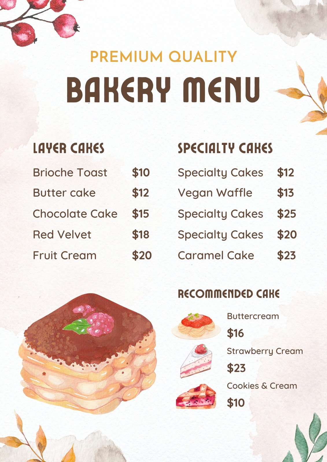 Detail Desain Menu Kue Nomer 33