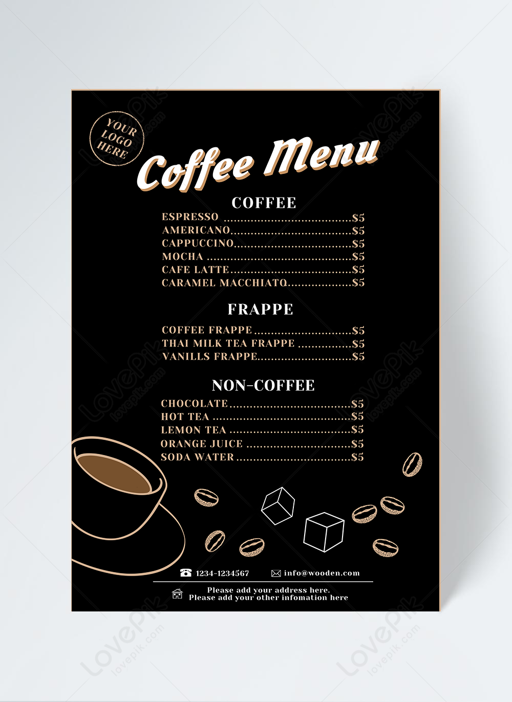 Detail Desain Menu Makanan Cafe Nomer 31