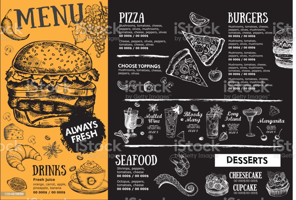 Detail Desain Menu Makanan Cafe Nomer 35