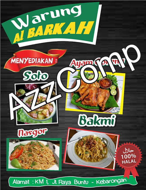 Detail Desain Menu Makanan Cdr Nomer 7