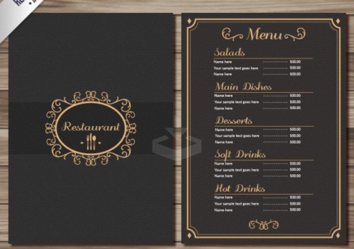 Detail Desain Menu Makanan Kosong Nomer 15