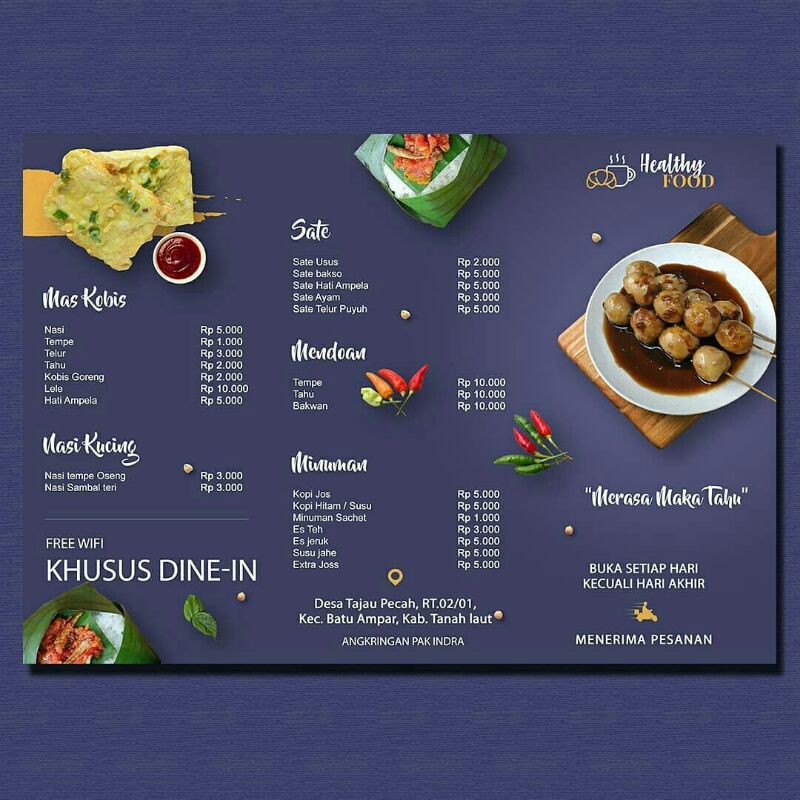 Detail Desain Menu Makanan Kosong Nomer 46