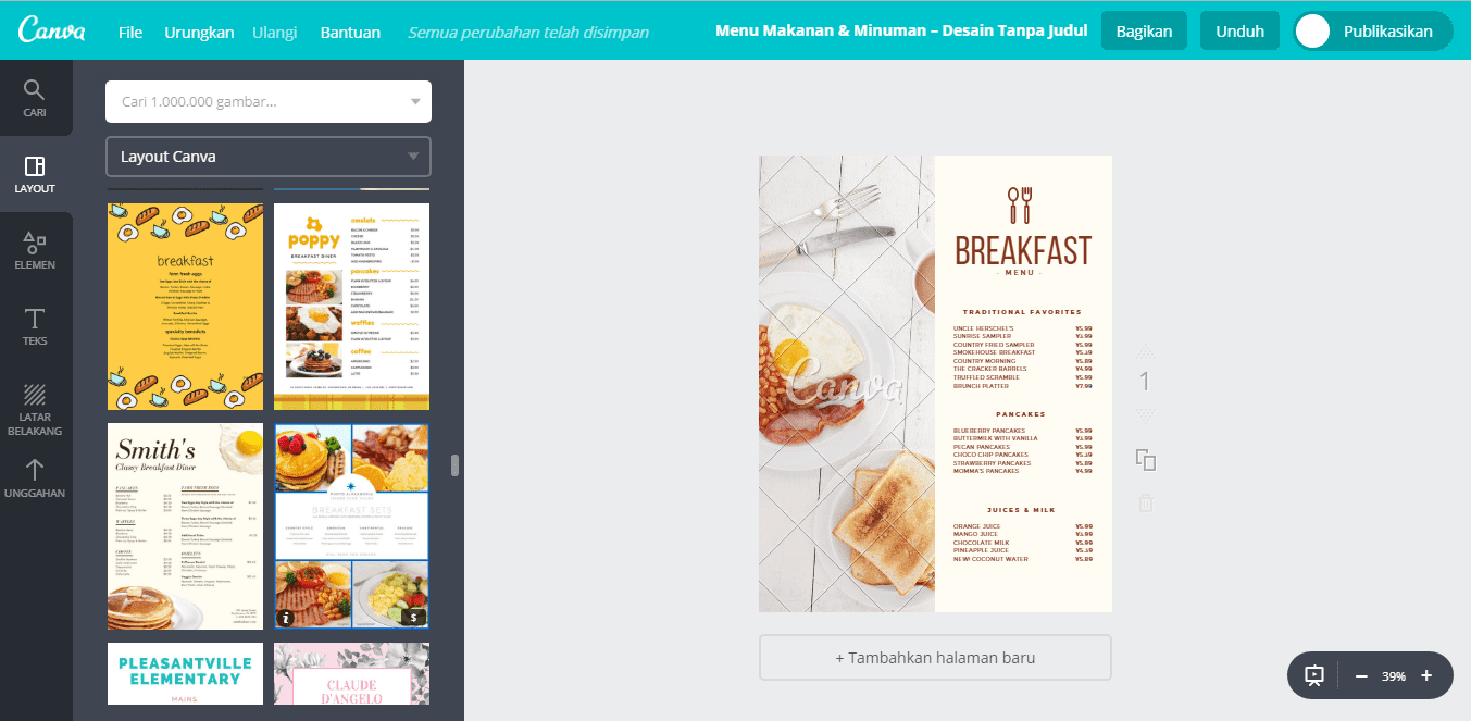 Detail Desain Menu Makanan Unik Nomer 41