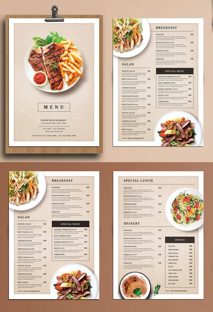 Detail Desain Menu Restoran Nomer 14