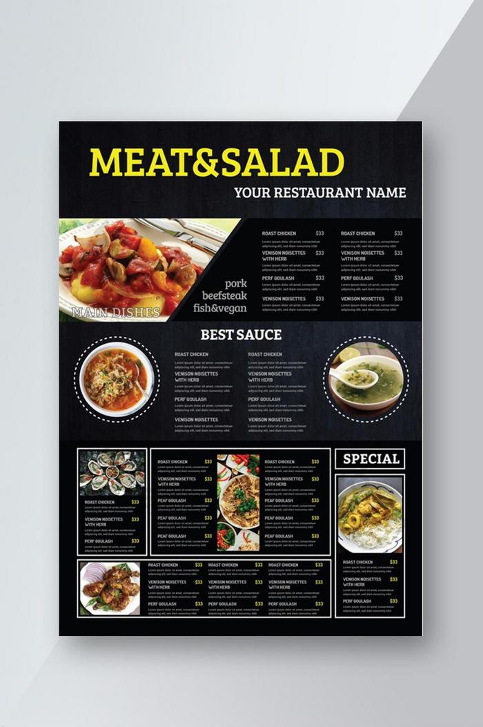 Detail Desain Menu Restoran Nomer 23