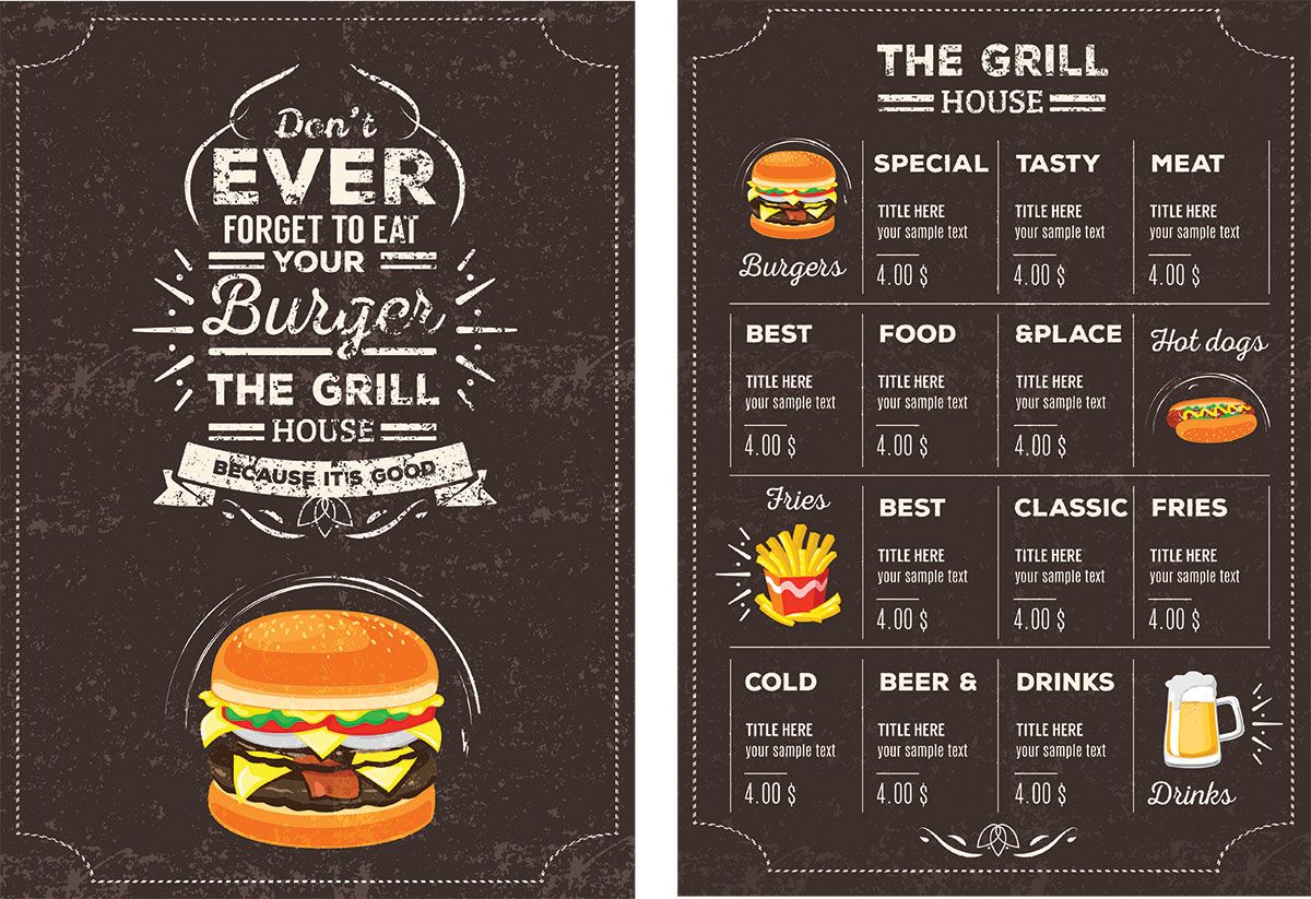 Detail Desain Menu Restoran Nomer 26