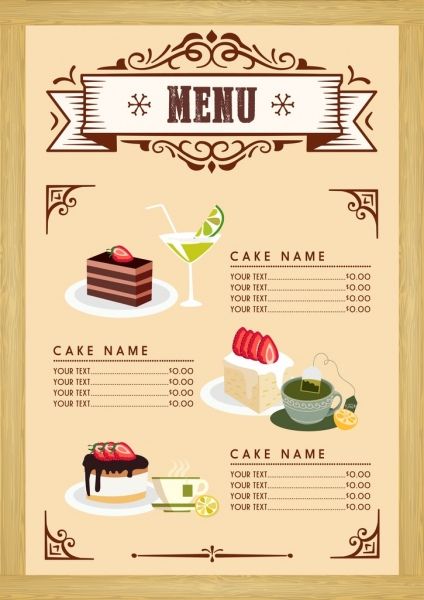 Detail Desain Menu Restoran Nomer 33