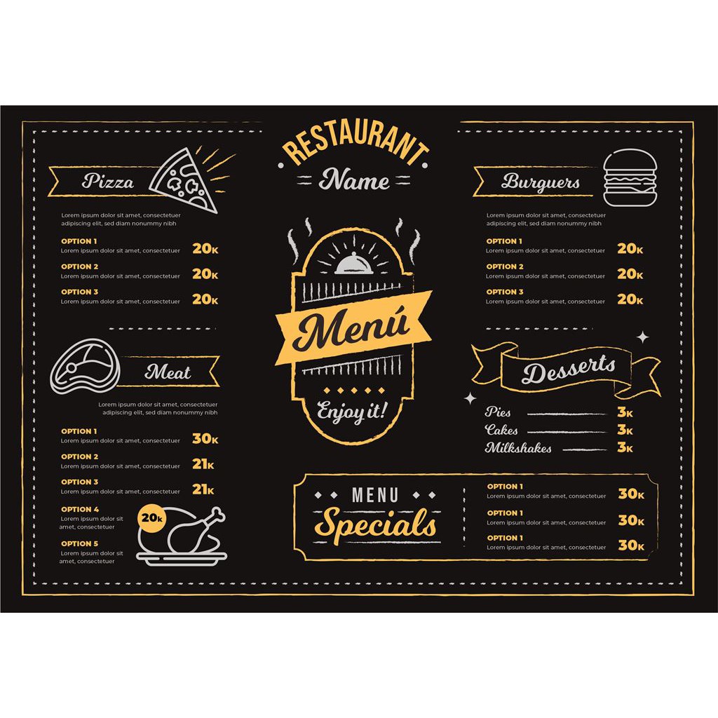 Detail Desain Menu Restoran Nomer 37