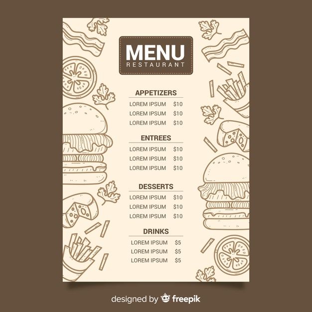 Detail Desain Menu Restoran Nomer 40