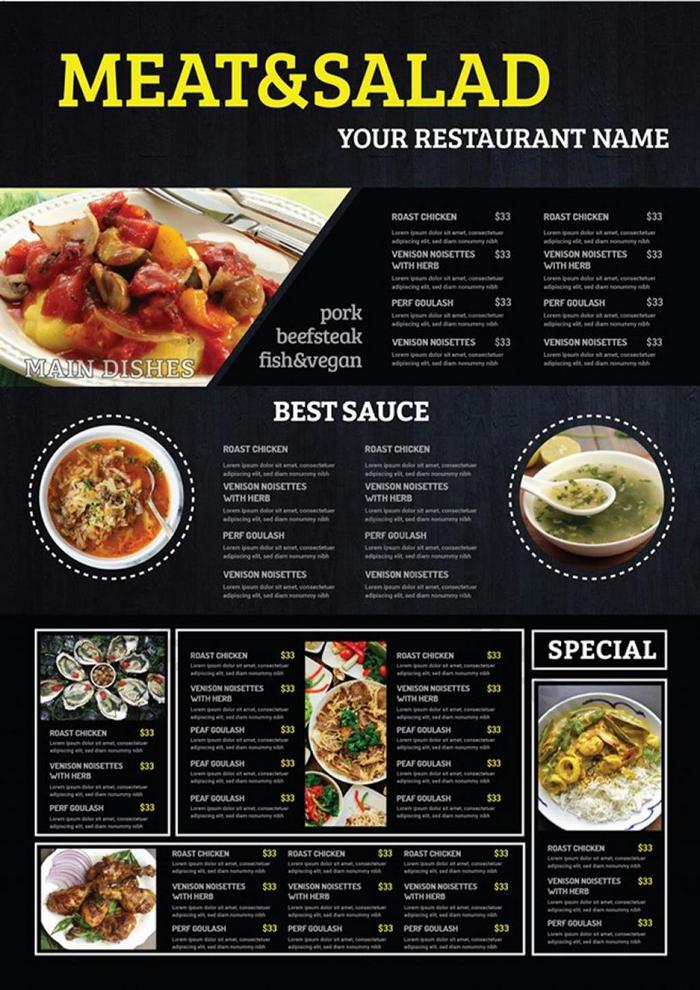 Detail Desain Menu Restoran Nomer 8