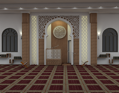 Detail Desain Mihrab Masjid Nomer 33