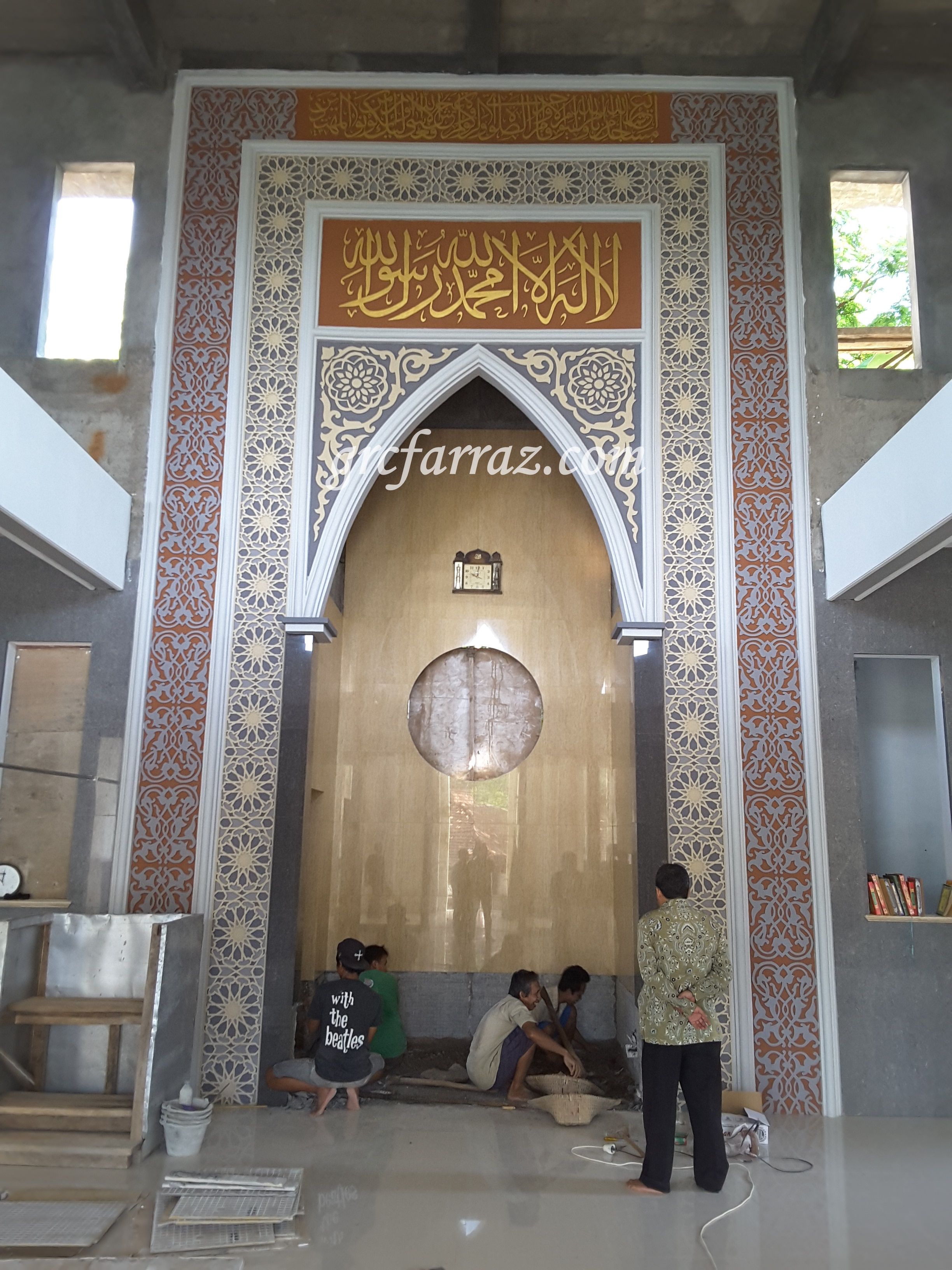 Detail Desain Mihrab Mushola Nomer 16