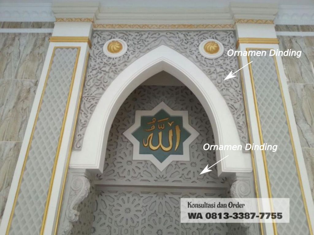 Detail Desain Mihrab Mushola Nomer 26