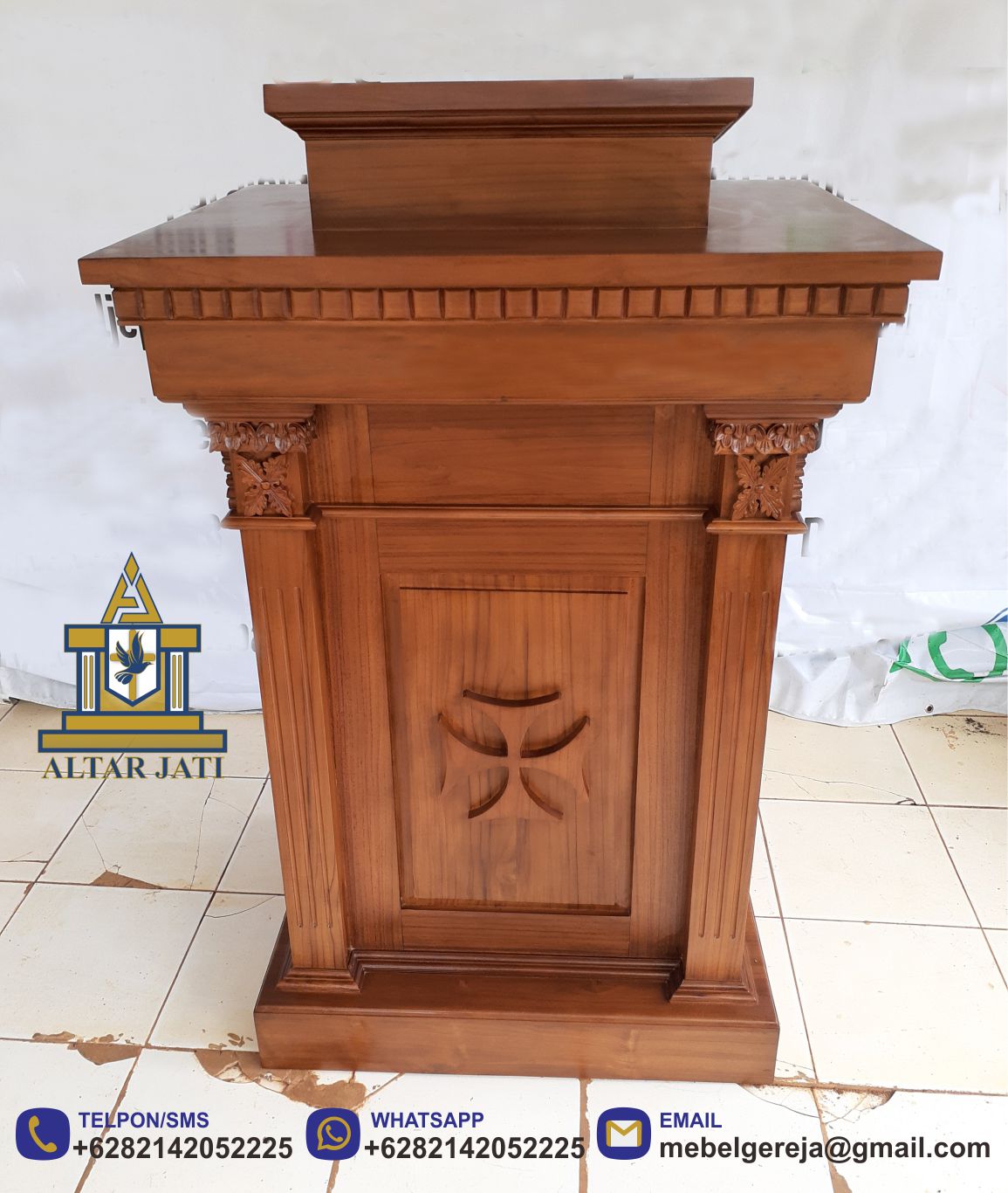 Detail Desain Mimbar Gereja Nomer 18