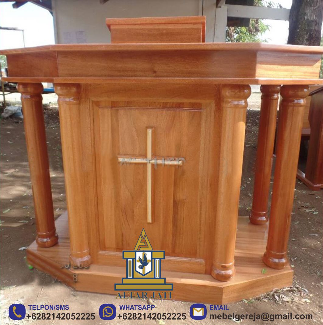 Detail Desain Mimbar Gereja Nomer 22