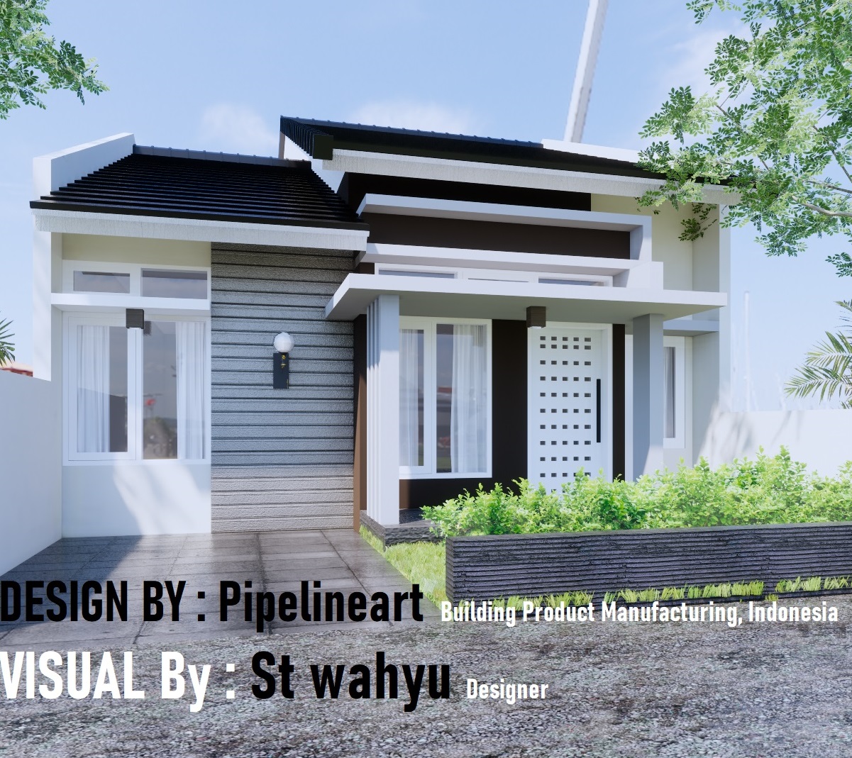 Detail Desain Muka Rumah Minimalis Nomer 28