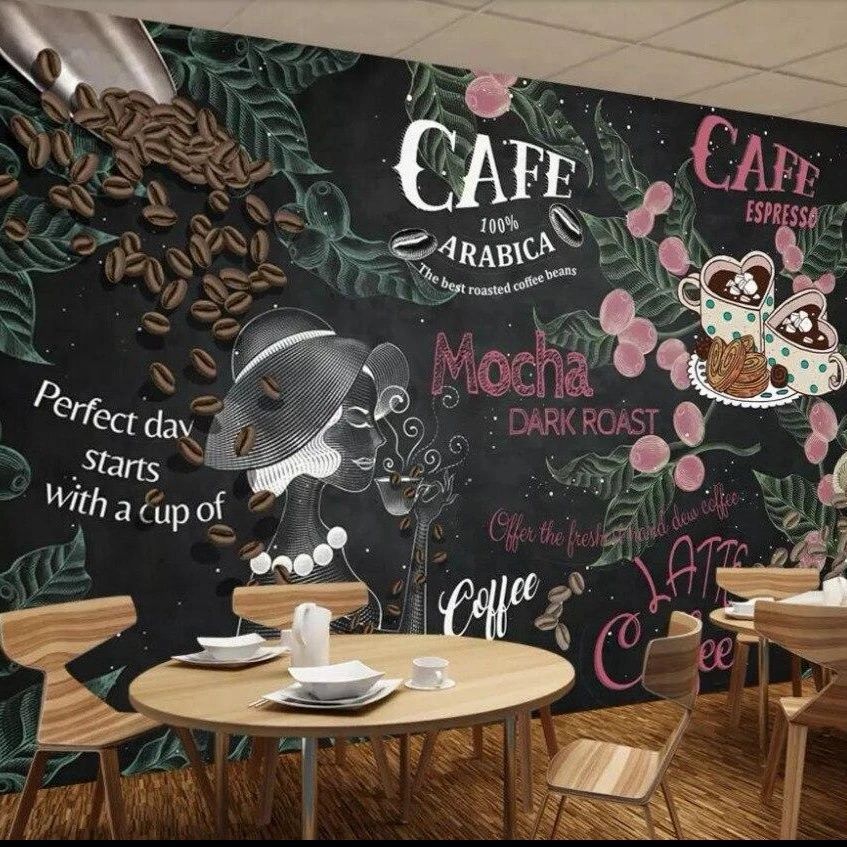 Detail Desain Mural Cafe Nomer 23