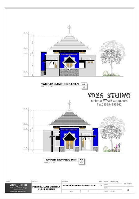 Detail Desain Mushola Minimalis Nomer 35