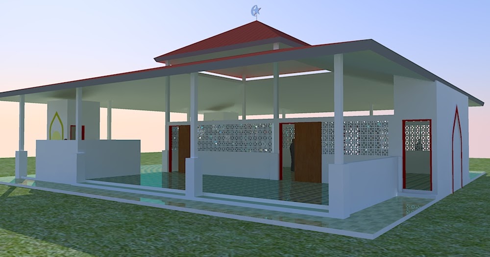 Detail Desain Mushola Modern Minimalis Nomer 51