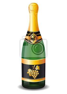 Detail Goldene Champagnerflasche Nomer 4