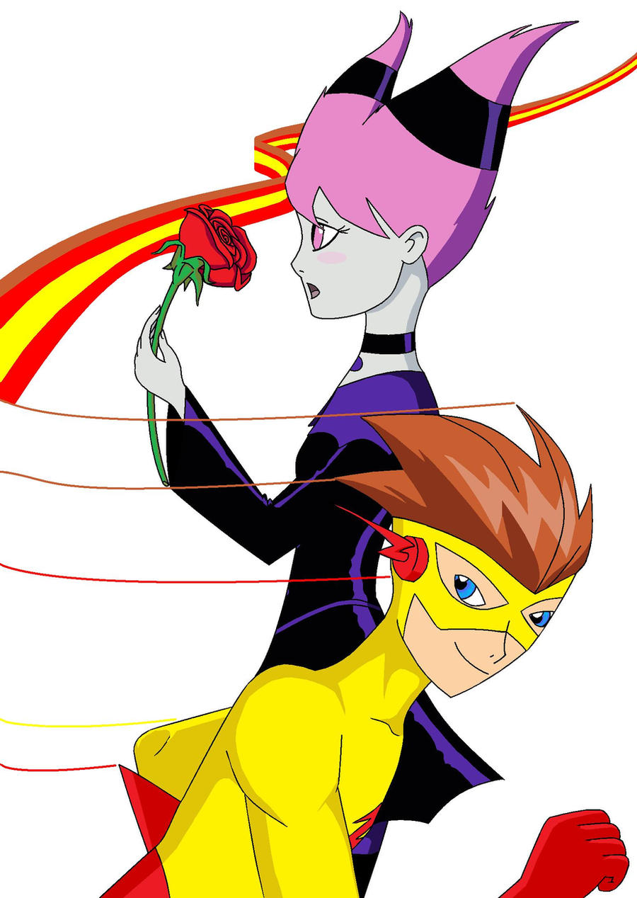 Detail Kid Flash X Jinx Nomer 17