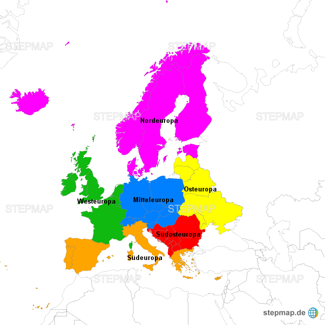 Detail Landkarte Europa Nomer 8