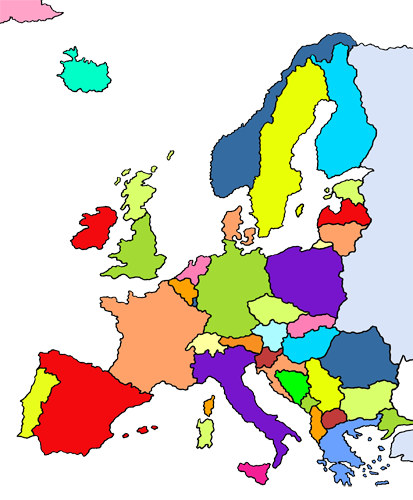 Detail Landkarte Europa Nomer 19