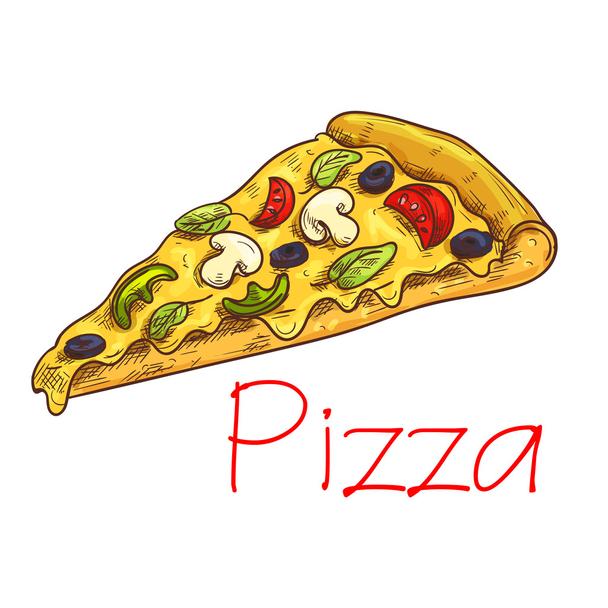 Detail Pizza Zeichnen Nomer 4