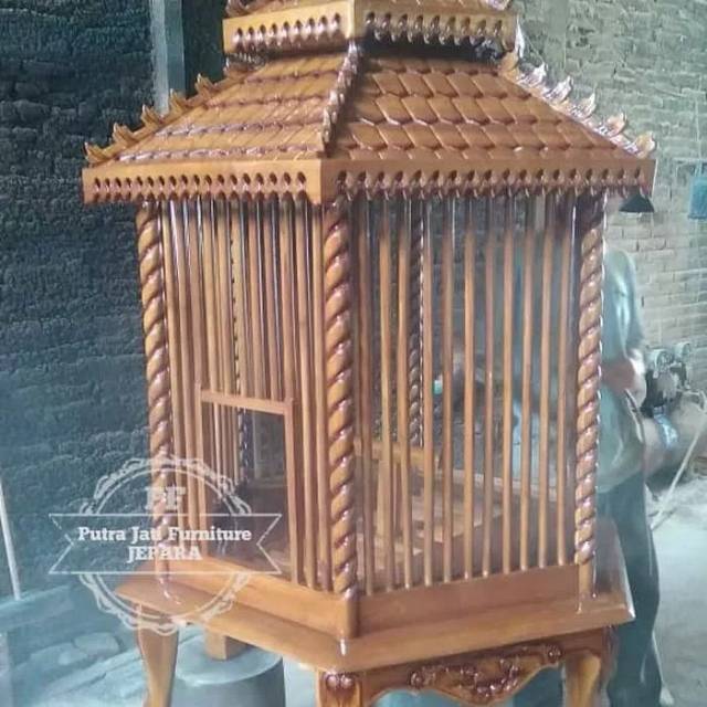 Detail Kandang Burung Besar Dari Kayu Nomer 13