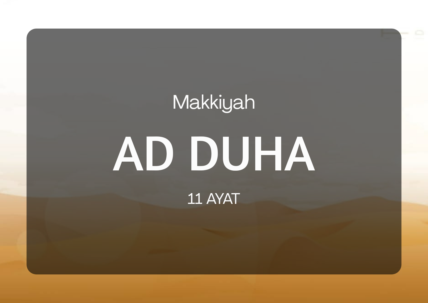 Detail Kandungan Surat Ad Dhuha Ayat 1 11 Nomer 38