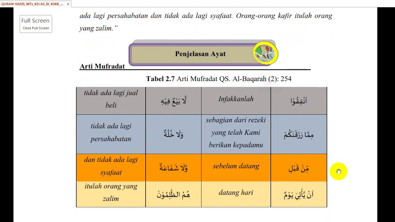 Detail Kandungan Surat Al Baqarah Nomer 18