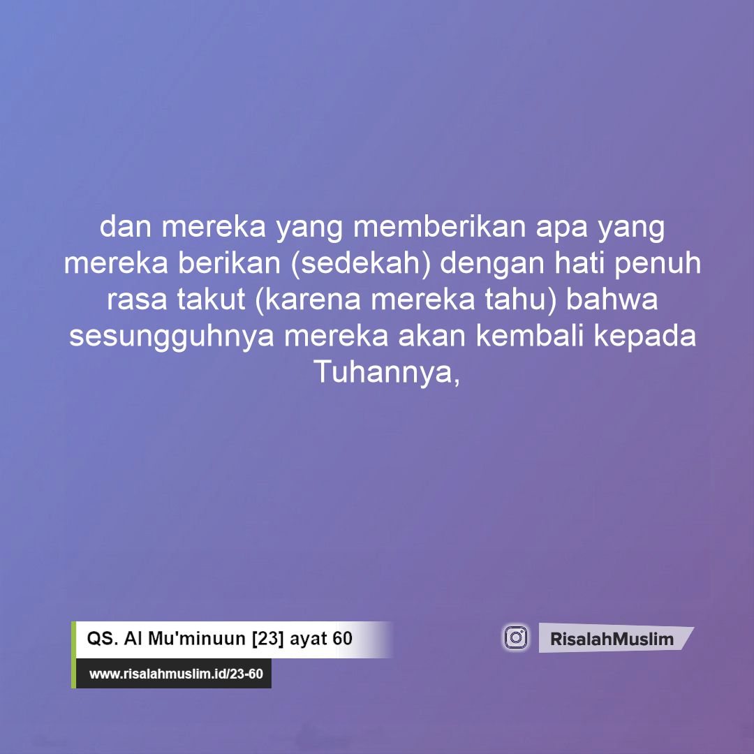 Detail Kandungan Surat Al Mukminun Ayat 14 Nomer 45