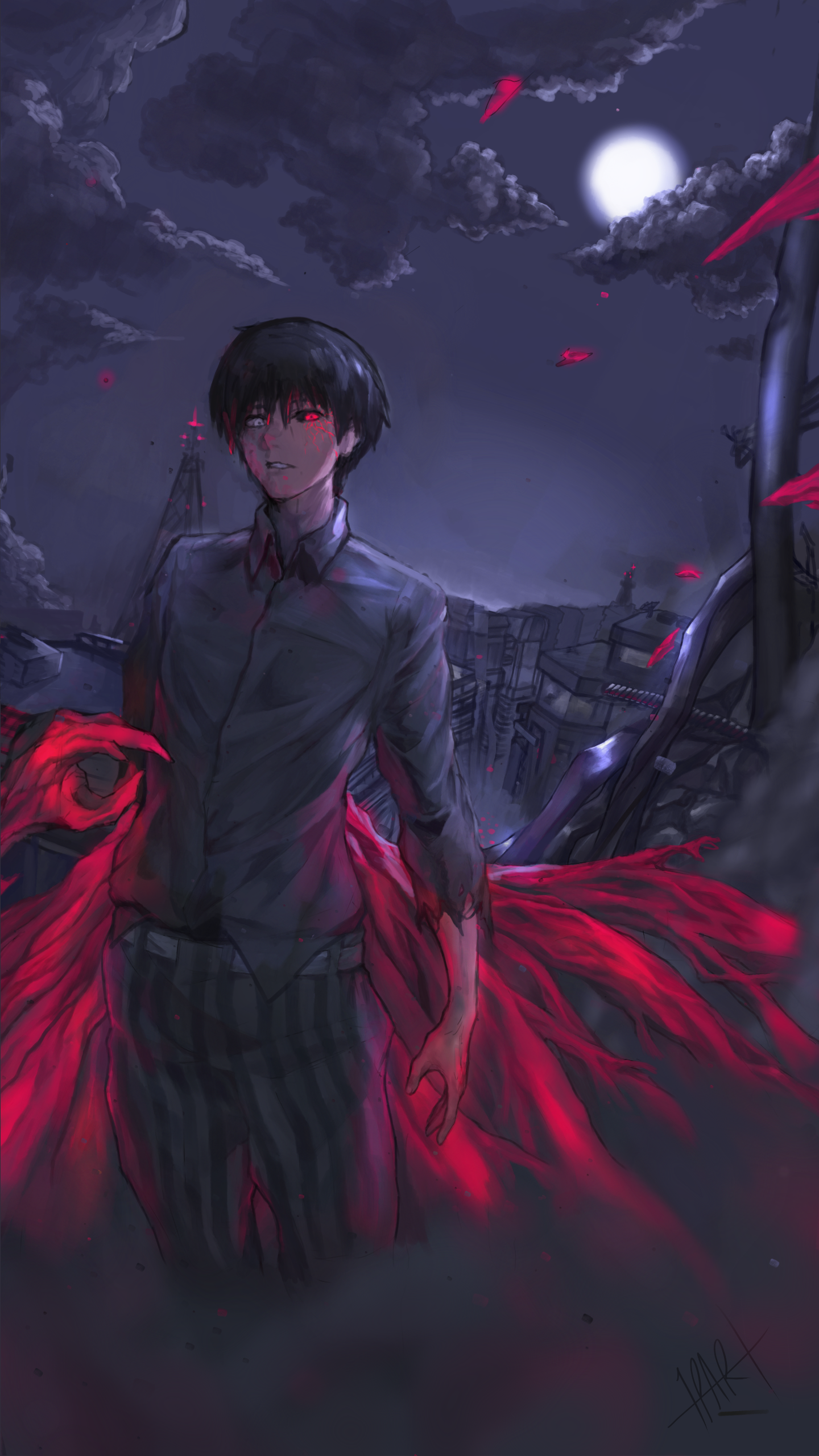 Detail Kaneki Ken Black Hair Nomer 40